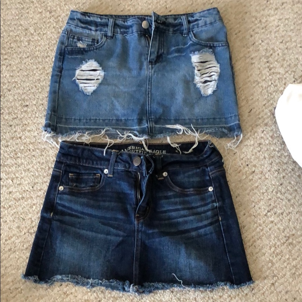 Jean skirts!! Sold separately or together